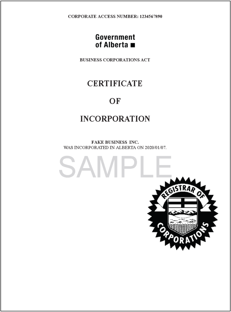 What is a Certificate of Incorporation? - allincorporated